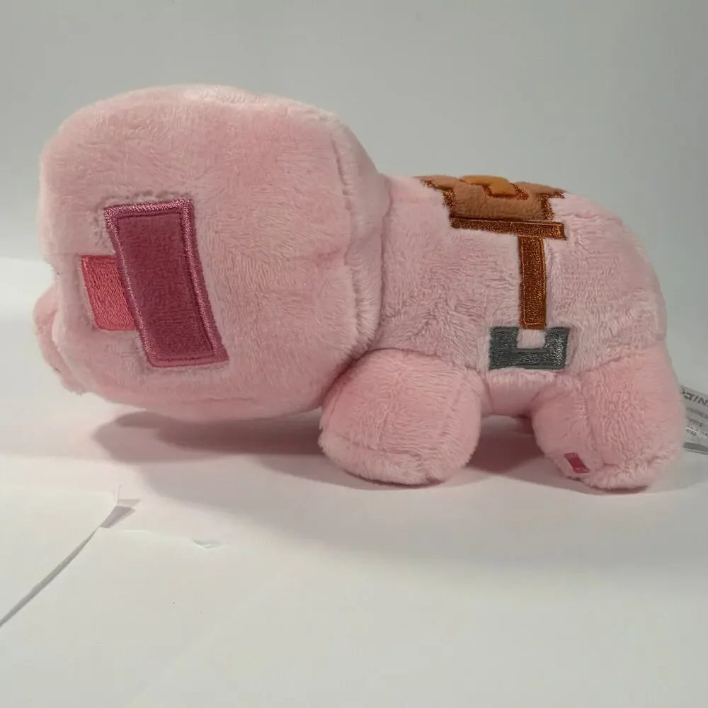 Minecraft Mojang Saddled Pig Pink Plush 7 Inch